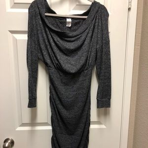 Fashion Nova Grey Sweater Dress